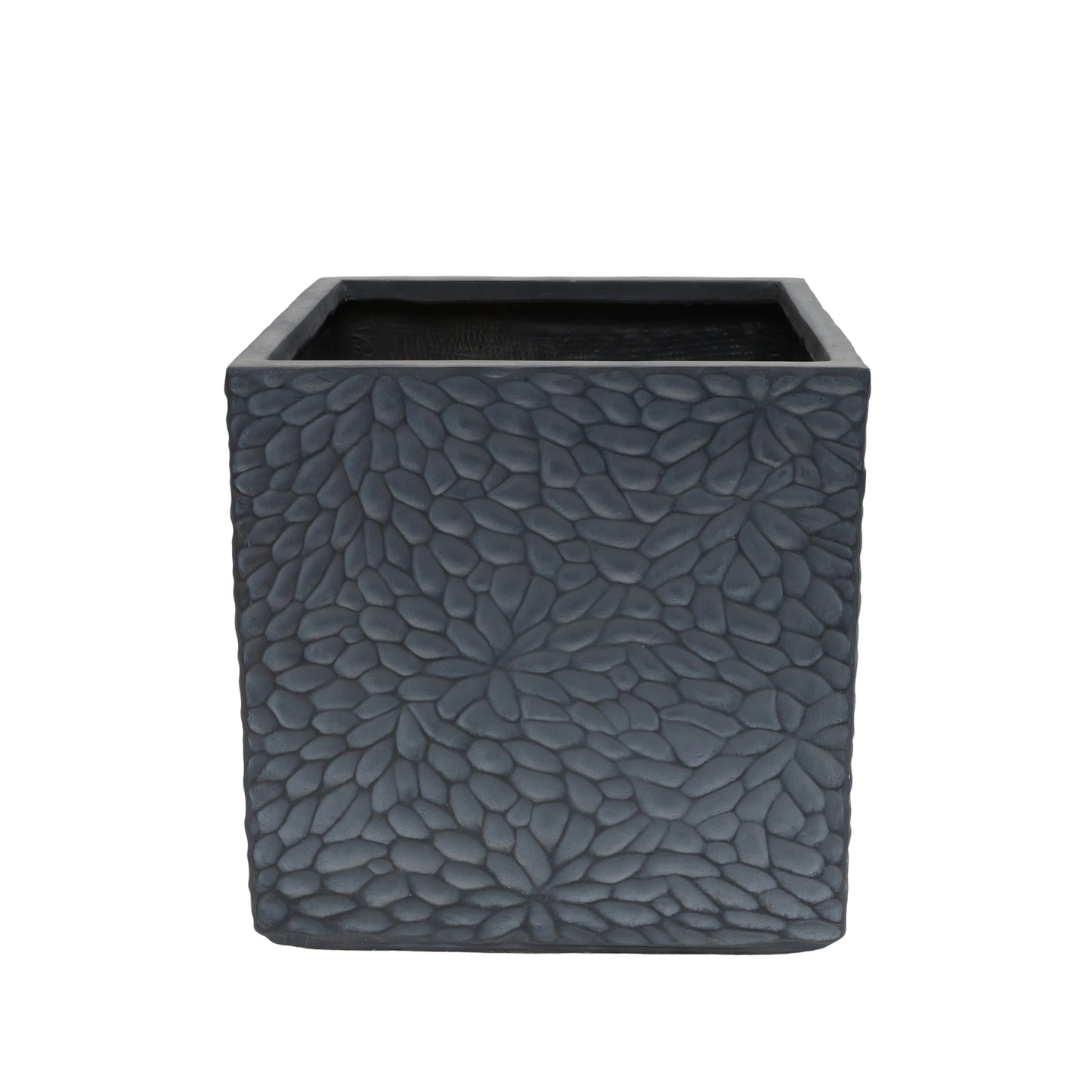 Set of 4 Modern Square Planters - Large Indoor/Outdoor Pot