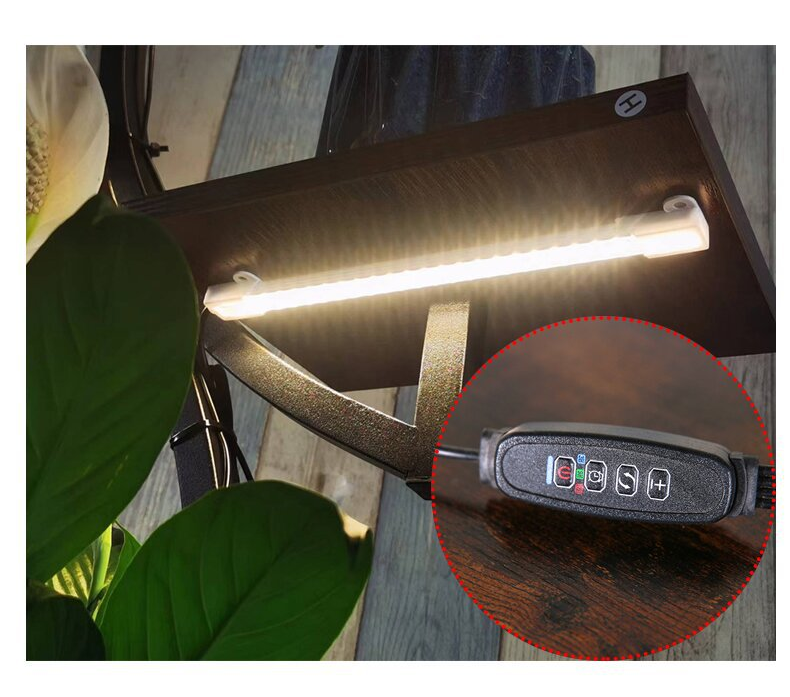 Rolling 8-Tier Half-Moon Plant Stand with Grow Lights - Mobile Indoor Plant Shelf