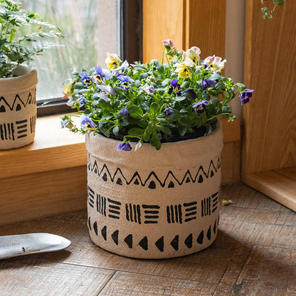 Retro Crystal Floor Planter with Drainage Holes