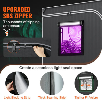 Product image with upgraded SBS zipper feature and light seal space creation details.